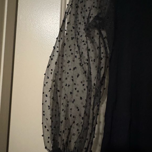 Lola + Grace Black Sheer Top - Picture 4 of 4